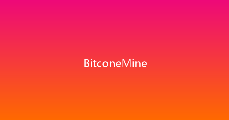 BitconeMine 