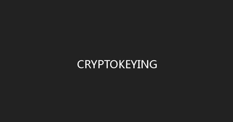 CRYPTOKEYING 