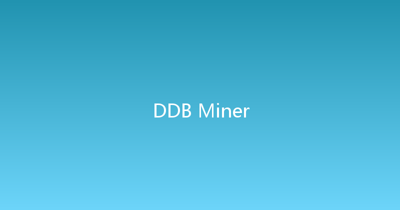 DDB Miner 