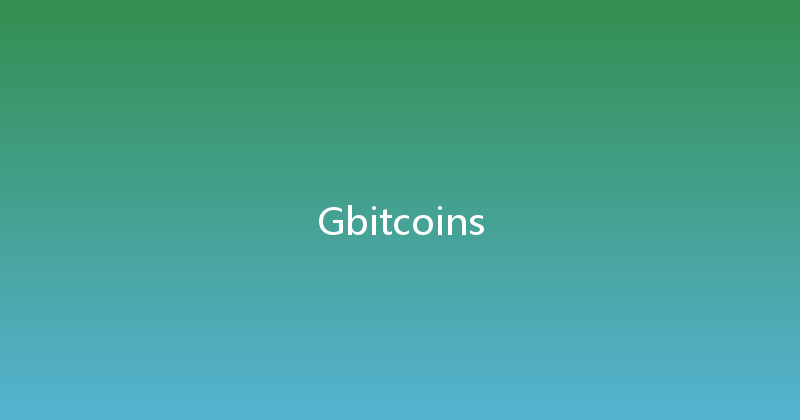 Gbitcoins 