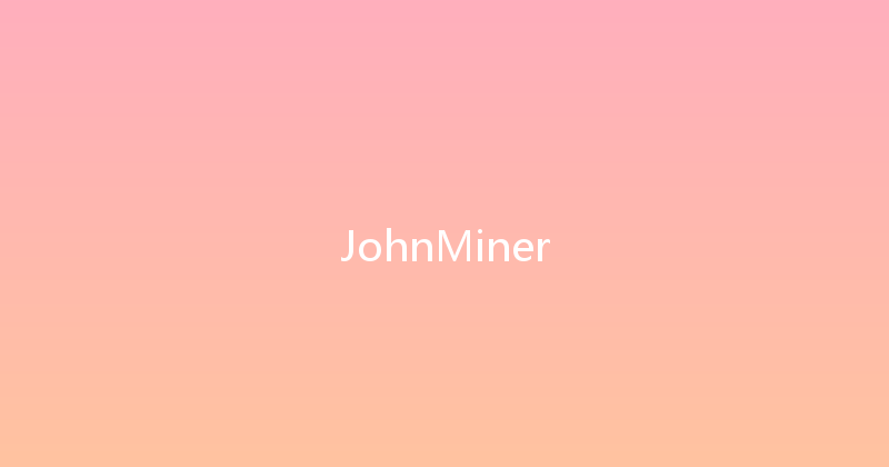 JohnMiner 