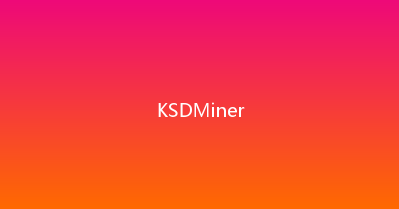 KSDMiner 