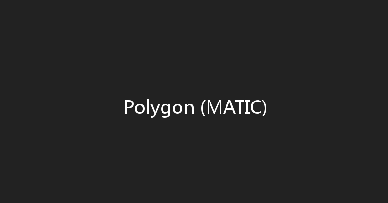 Polygon (MATIC) 