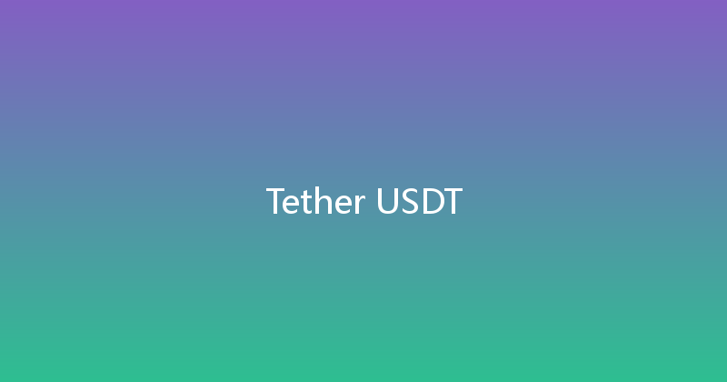 Tether USDT 
