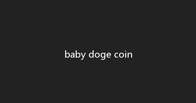 baby doge coin 