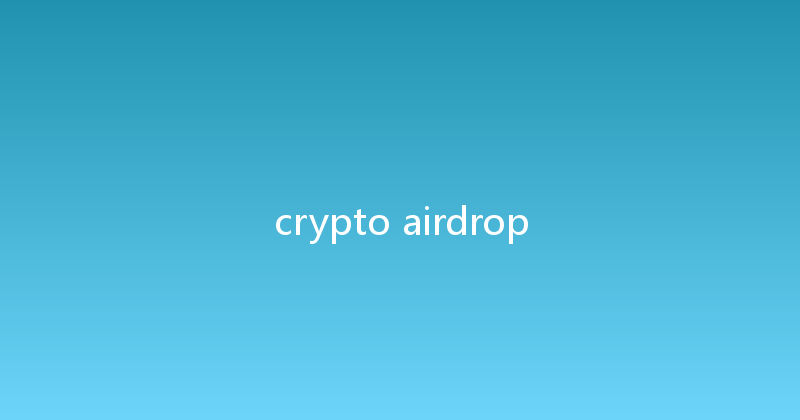 crypto airdrop 