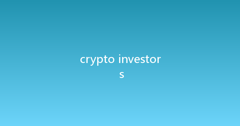 crypto investor s 