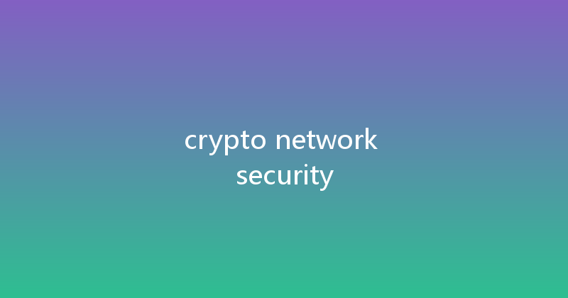 crypto network security 