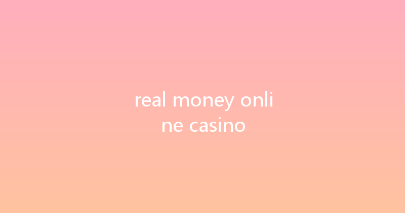 real money online casino 