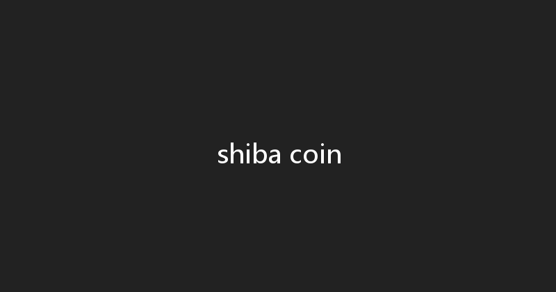 shiba coin 