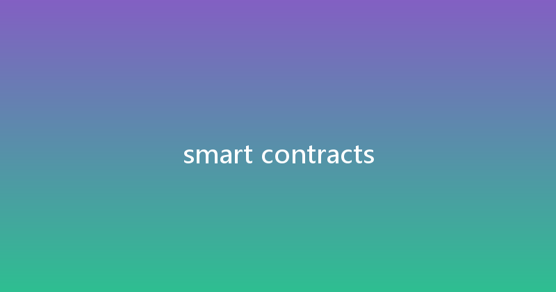 smart contracts 