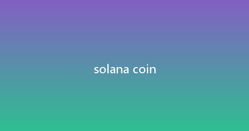 solana coin 